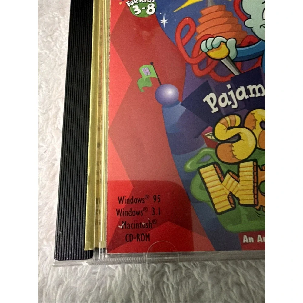 Pajama Sam's Sock Works PC CD ROM Windows 98/95 3.1 + Mac Junior Arcade 3-8